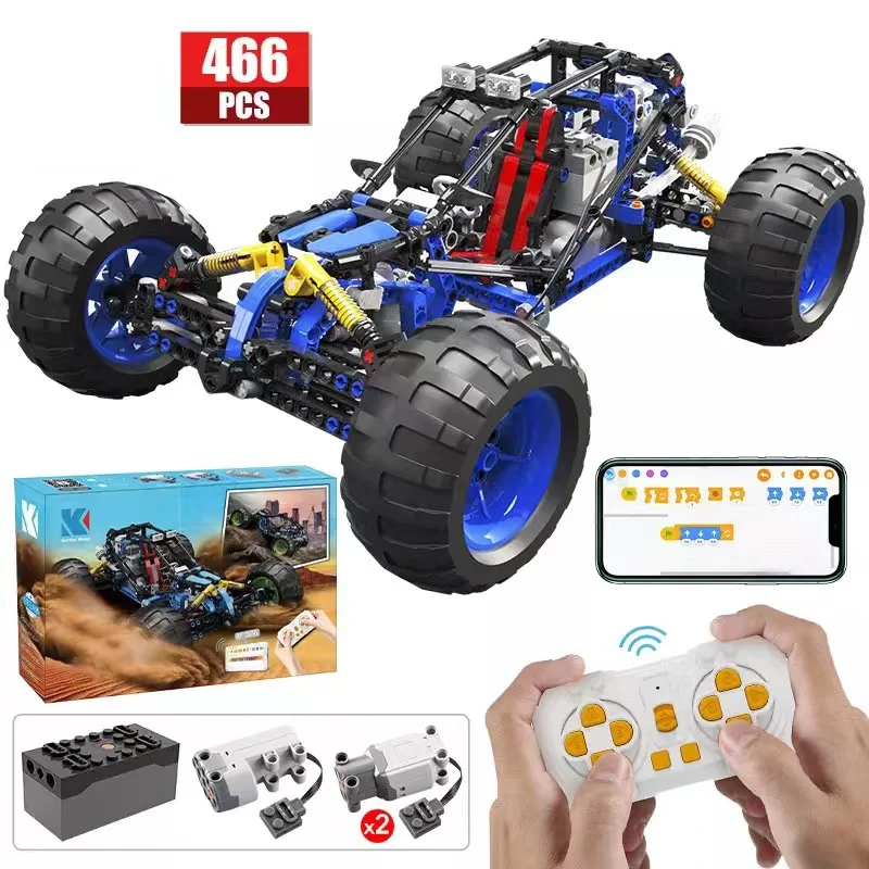 Building Blocks Technical RC off-Road Racing car Buggy APP Programming Remote Control Vehicle Truck Bricks Toy Gifts Children
Building Blocks Technical RC off-Road Racing car Buggy APP Programming Remote Control Vehicle Truck Bricks Toy Gifts Children