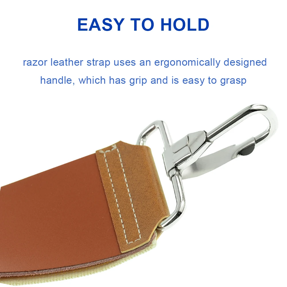 51x6cm Pro Barber Double-Layer Genuine Leather Shaving Strop Straight Razor Sharpener Strap Belt Necessary Shaving Strap Tool 
51x6cm Pro Barber Double-Layer Genuine Leather Shaving Strop Straight Razor Sharpener Strap Belt Necessary Shaving Strap Tool