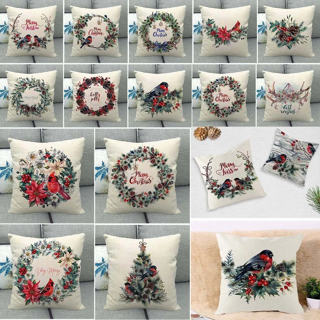 45X45cm Pillow Case 2022 Christmas Decorations Cushion Cover Pillowcase Cotton Linen Xmas Home Decor Sofa Throw Merry Christmas
45X45cm Pillow Case 2022 Christmas Decorations Cushion Cover Pillowcase Cotton Linen Xmas Home Decor Sofa Throw Merry Christmas