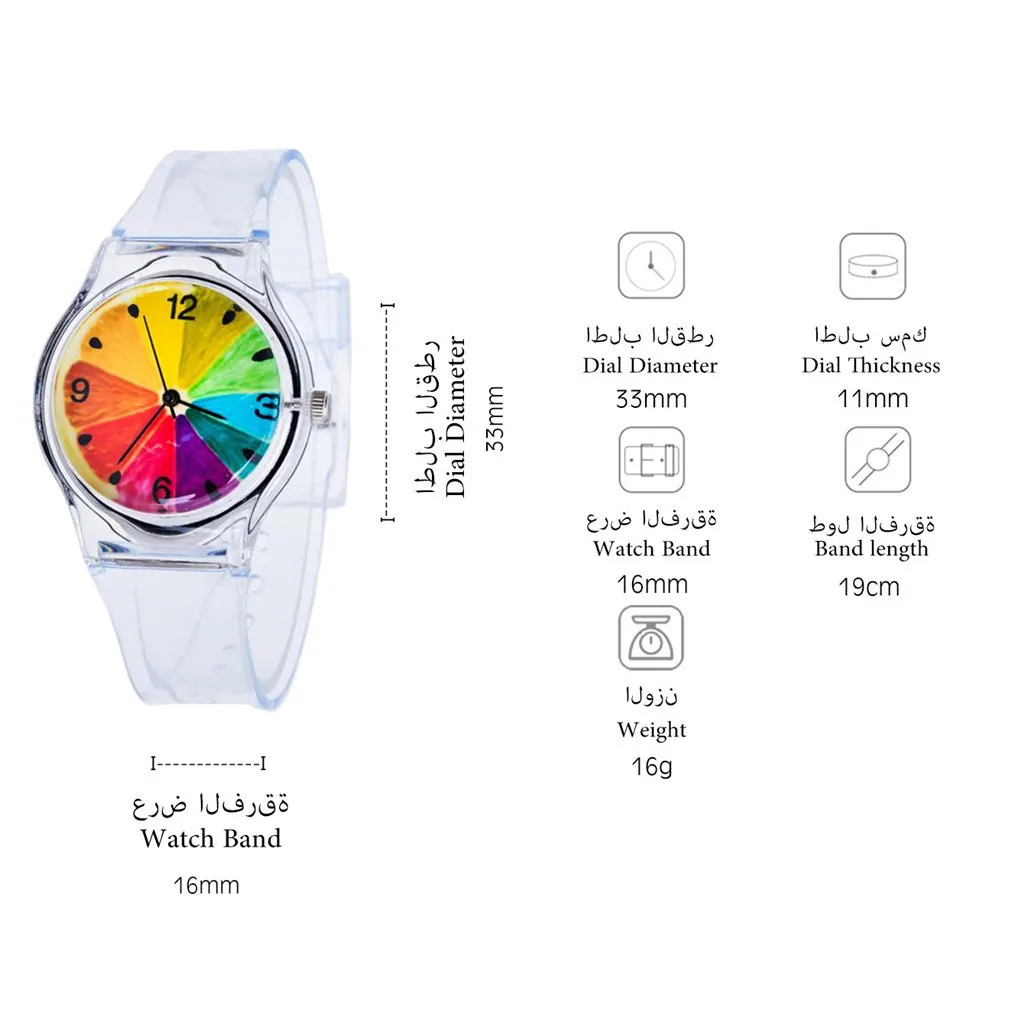 New children's watch creative fruit pattern seven color silicone student sports quartz watch holiday gift 50*
New children's watch creative fruit pattern seven color silicone student sports quartz watch holiday gift 50*