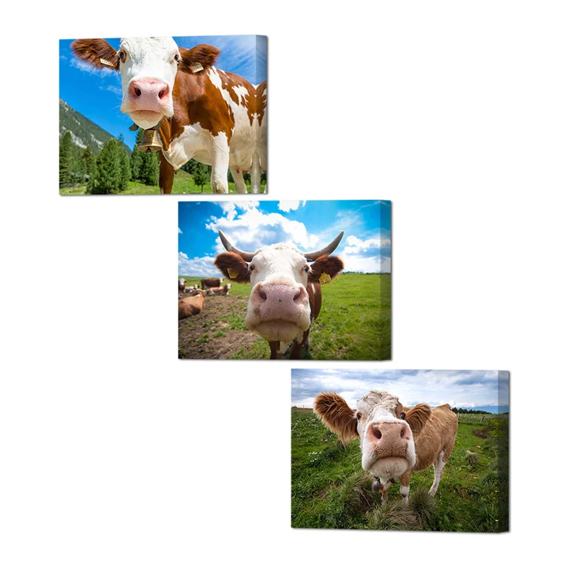 3 Panels Canvas Painting Wall Decor Cows In The Pasture Print Home Decor Poster Modern Style Living Room Decoration Pictures
3 Panels Canvas Painting Wall Decor Cows In The Pasture Print Home Decor Poster Modern Style Living Room Decoration Pictures