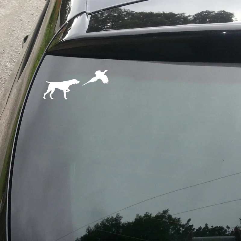 15.2cm * 6.8cm German Shoberman Pheasant Personality PVC Waterproof Sunscreen Car Sticker Black Silver
15.2cm * 6.8cm German Shoberman Pheasant Personality PVC Waterproof Sunscreen Car Sticker Black Silver