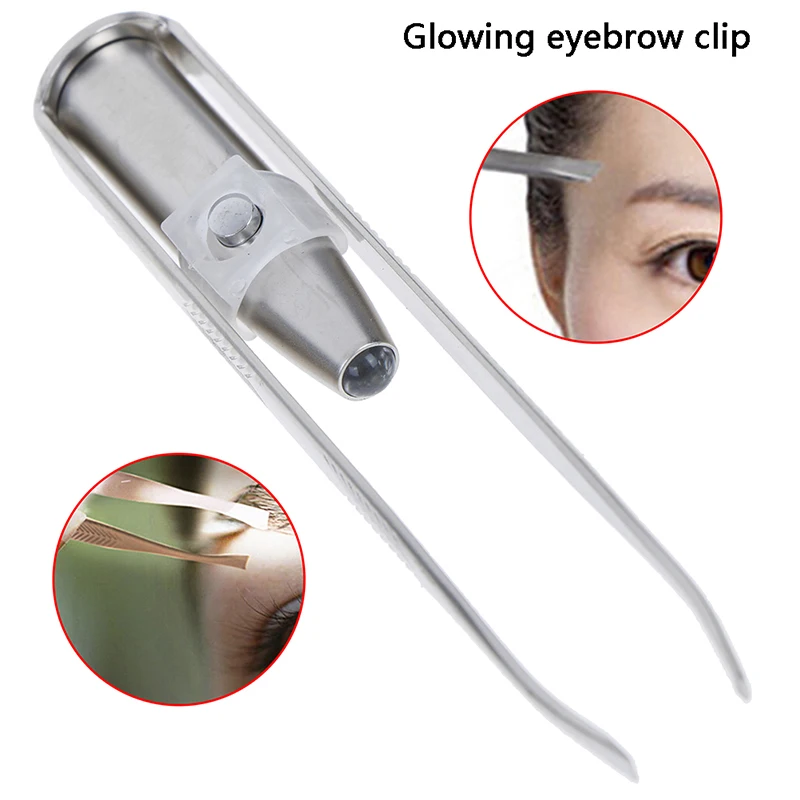 1Pcs Led Light Stainless Steel Make Up Tool Eyebrow Beauty Hair Removal Tweezer
1Pcs Led Light Stainless Steel Make Up Tool Eyebrow Beauty Hair Removal Tweezer