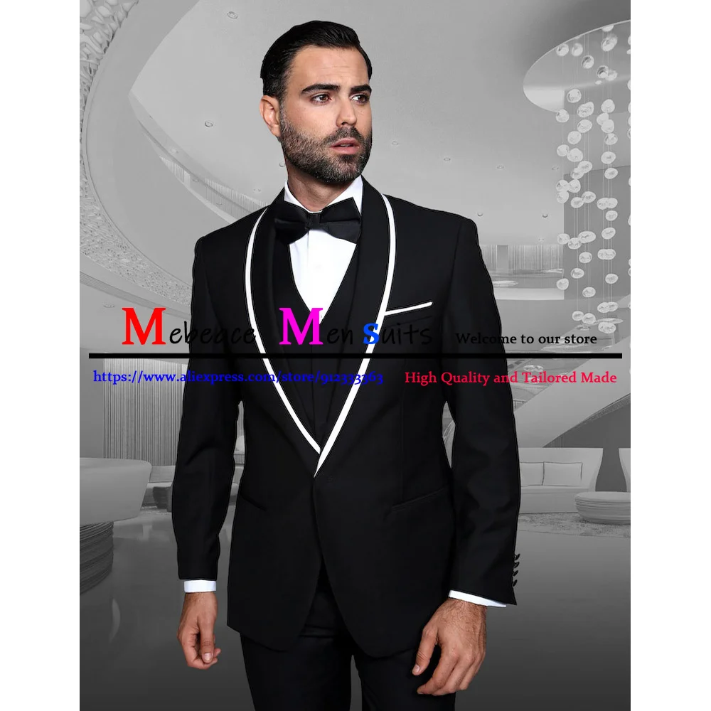 2021 Brand Custom Made Suit Men 3 Pieces Groom Wedding Set Fashion Designs White Business Jacket+Vest + Pants Slim Fit Tuxedo 
2021 Brand Custom Made Suit Men 3 Pieces Groom Wedding Set Fashion Designs White Business Jacket+Vest + Pants Slim Fit Tuxedo