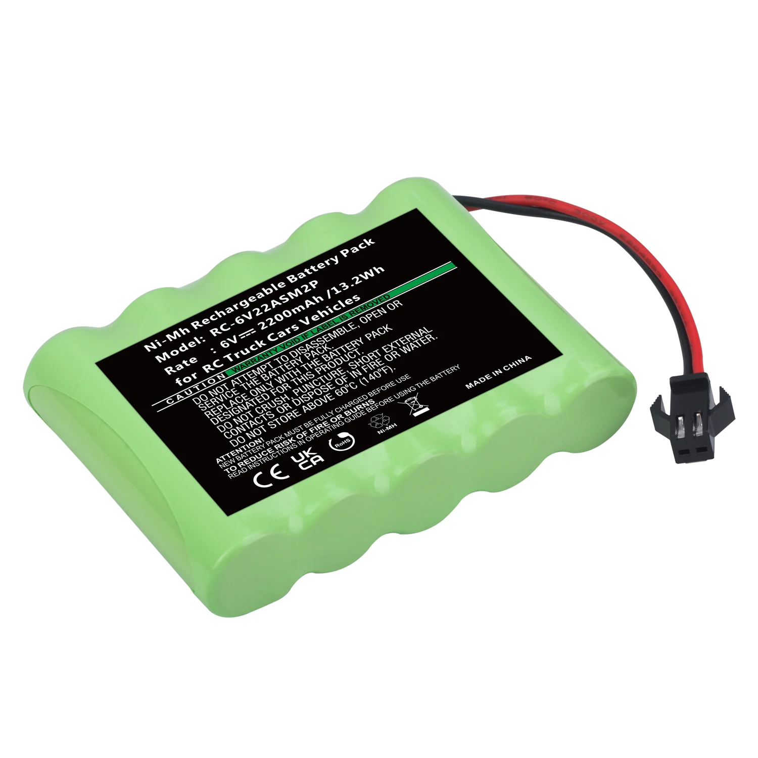 6V 2200mAh Ni-MH перезаряжаемый аккумулятор для радиоуправляемых грузовиков автомобилей
6V 2200mAh Ni-MH перезаряжаемый аккумулятор для радиоуправляемых грузовиков автомобилей