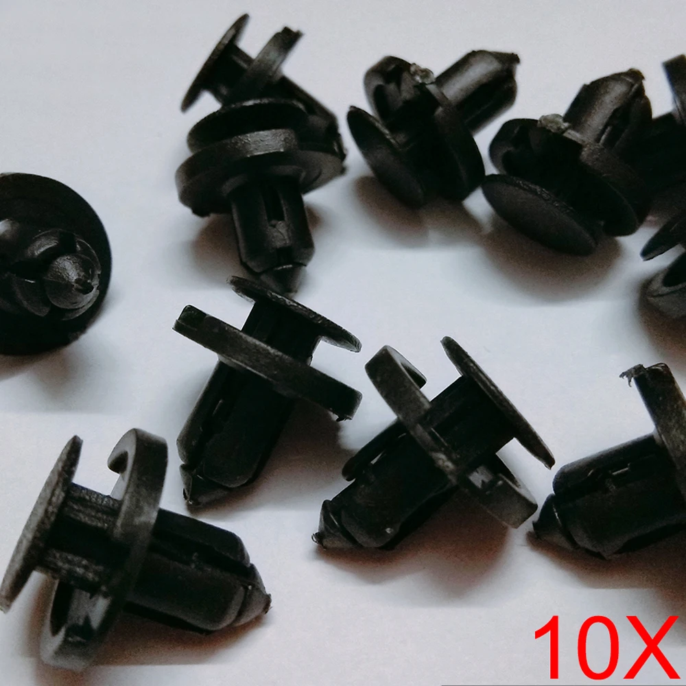 

10x Pcs High Quality Bumper Auto Clips Push-Type Retainer A20349 For Nissan GT-R Maxima Sentra Versa 01553-09611 B04 fasteners