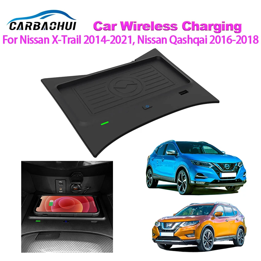 high quality Car Fast Wireless Charging Plate Console Phone Charger For Nissan X-Trail 2014-2021 For Nissan Qashqai 2016-2018
high quality Car Fast Wireless Charging Plate Console Phone Charger For Nissan X-Trail 2014-2021 For Nissan Qashqai 2016-2018