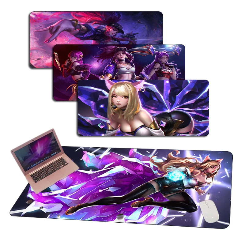 Large Custom Mouse Pad Ahri Sexy KDA Girl Keyboard Mousepad Gaming Laptop Non-Skid XL Rubber Otaku Speed Fashion Computer Mat
Large Custom Mouse Pad Ahri Sexy KDA Girl Keyboard Mousepad Gaming Laptop Non-Skid XL Rubber Otaku Speed Fashion Computer Mat