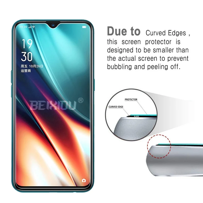 2 PCS Full Tempered Glass For Oppo K5 Screen Protector 2.5D 9h tempered glass on the for Protective Film | Мобильные телефоны и