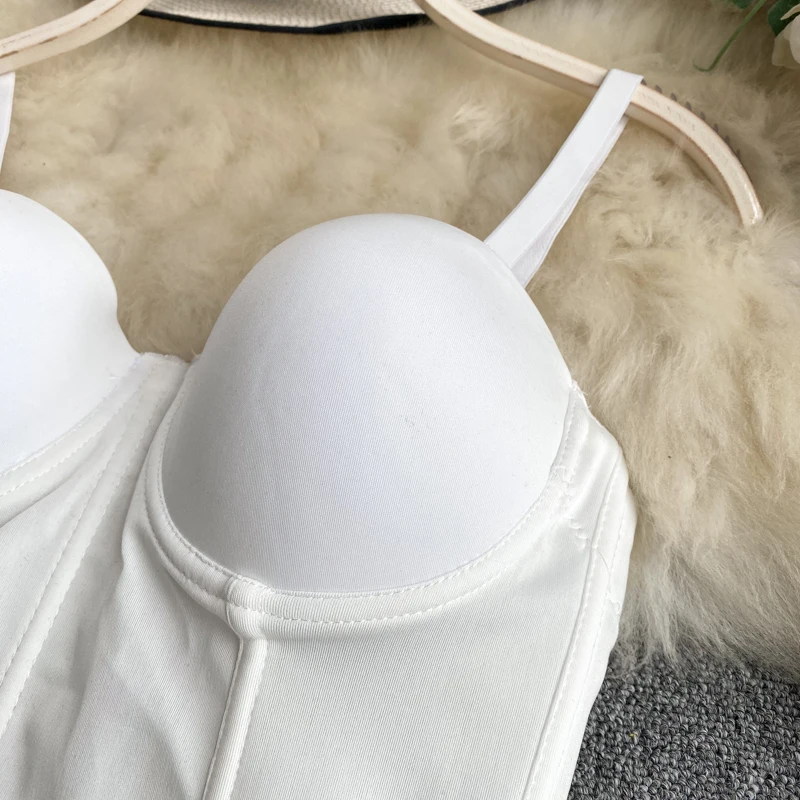New Sexy women's corset bustier bra black white push up bralet top Night out club party cropped top
New Sexy women's corset bustier bra black white push up bralet top Night out club party cropped top