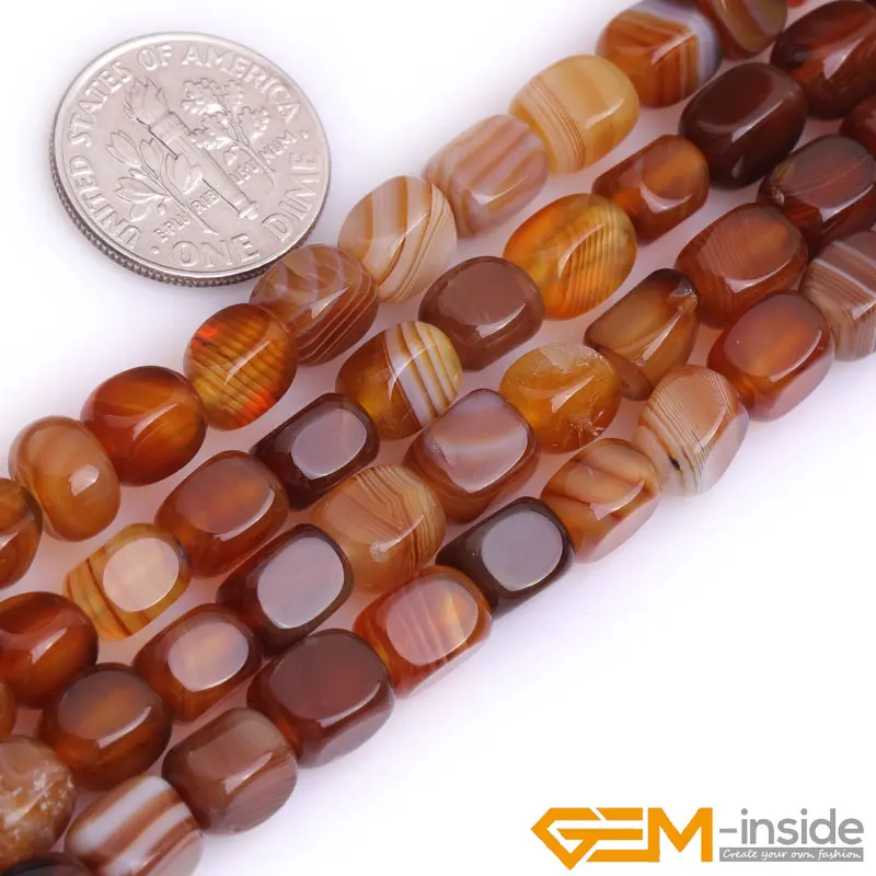 

8x8mm freeform botswana agates beads natural stone beads DIY loose beads for jewelry making strand 15 inches wholesale !