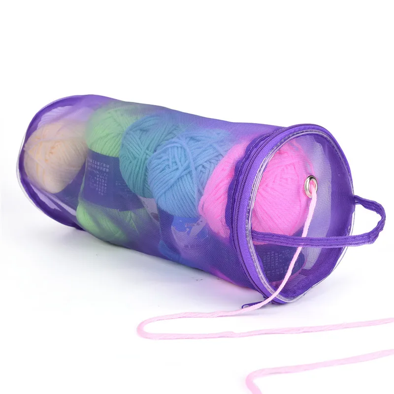 Travel Mesh Bag Lightweight Portable Yarn Crochet Thread Storage Organizer Tote 
Travel Mesh Bag Lightweight Portable Yarn Crochet Thread Storage Organizer Tote