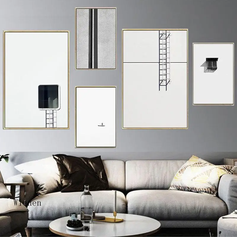 Minimalist Art Landscape Nordic Canvas Painting Posters Home Decor Wall Art Picture Black and White Decor Prints for Living Room
Minimalist Art Landscape Nordic Canvas Painting Posters Home Decor Wall Art Picture Black and White Decor Prints for Living Room