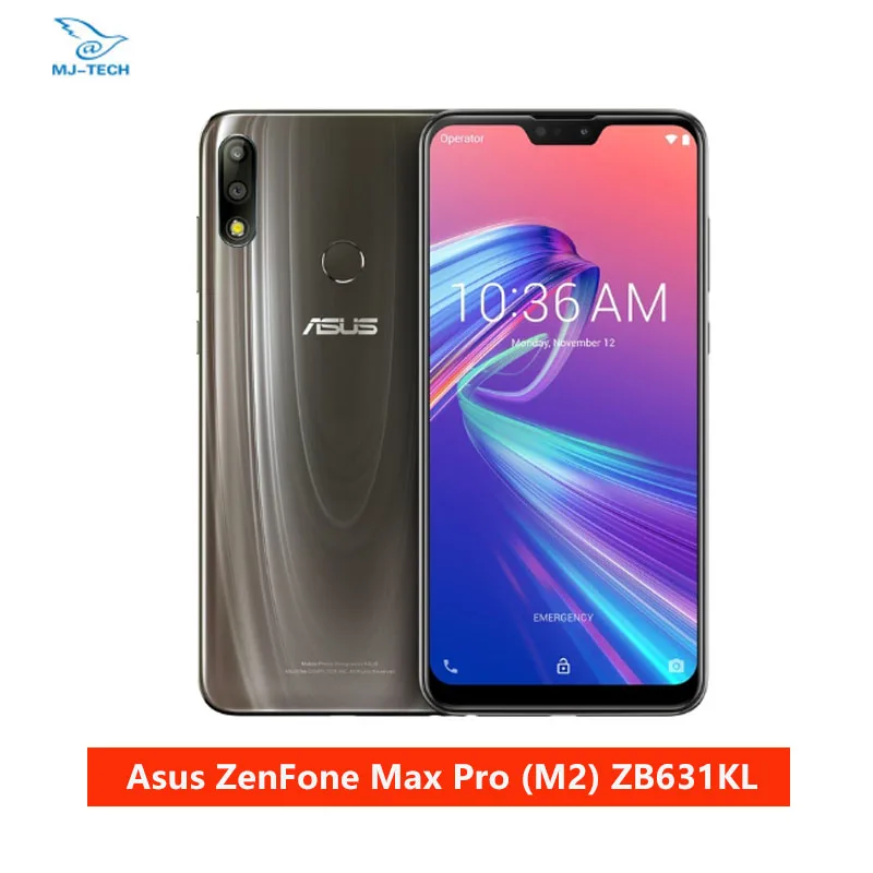 Глобальная версия Asus ZenFone Max Pro (M2) ZB631KL 4 Гб 128 ГБ NFC 6 3 дюйма Snapdragon 660 5000 мА/ч быстрая