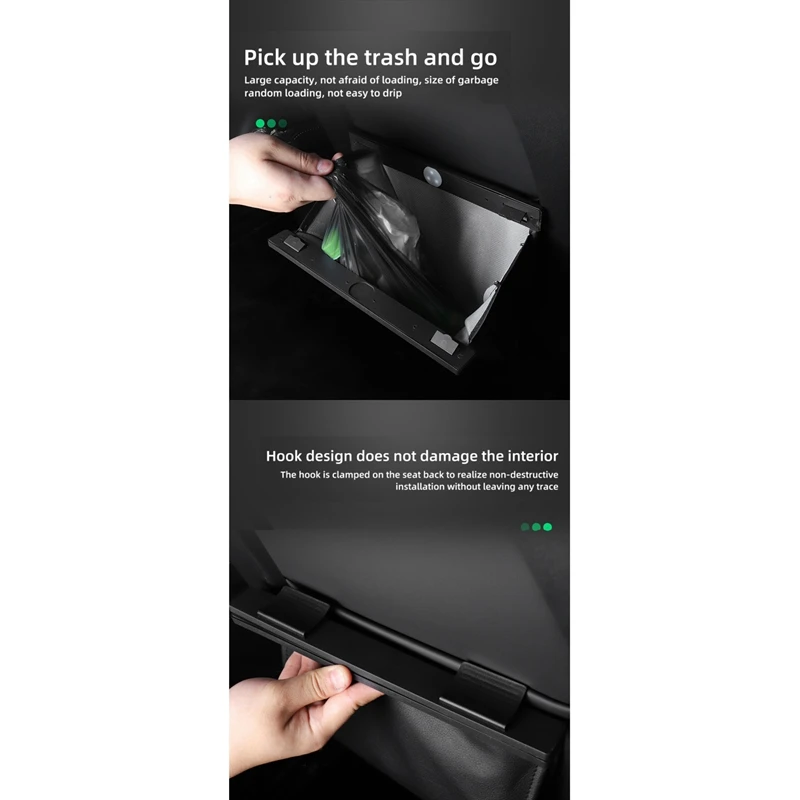 Smart LED Car Trash Can Garbage Bag for Tesla Model 3 Model Y, Seat Back Hanging Storage Box with Disposable Garbage Bag
Smart LED Car Trash Can Garbage Bag for Tesla Model 3 Model Y, Seat Back Hanging Storage Box with Disposable Garbage Bag