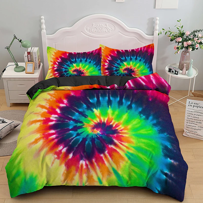 3D Tie-dye Swirl Abstract Colorful Print Bedding Set,Duvet Cover & Pillowcase 2/3PCS Suit
3D Tie-dye Swirl Abstract Colorful Print Bedding Set,Duvet Cover & Pillowcase 2/3PCS Suit