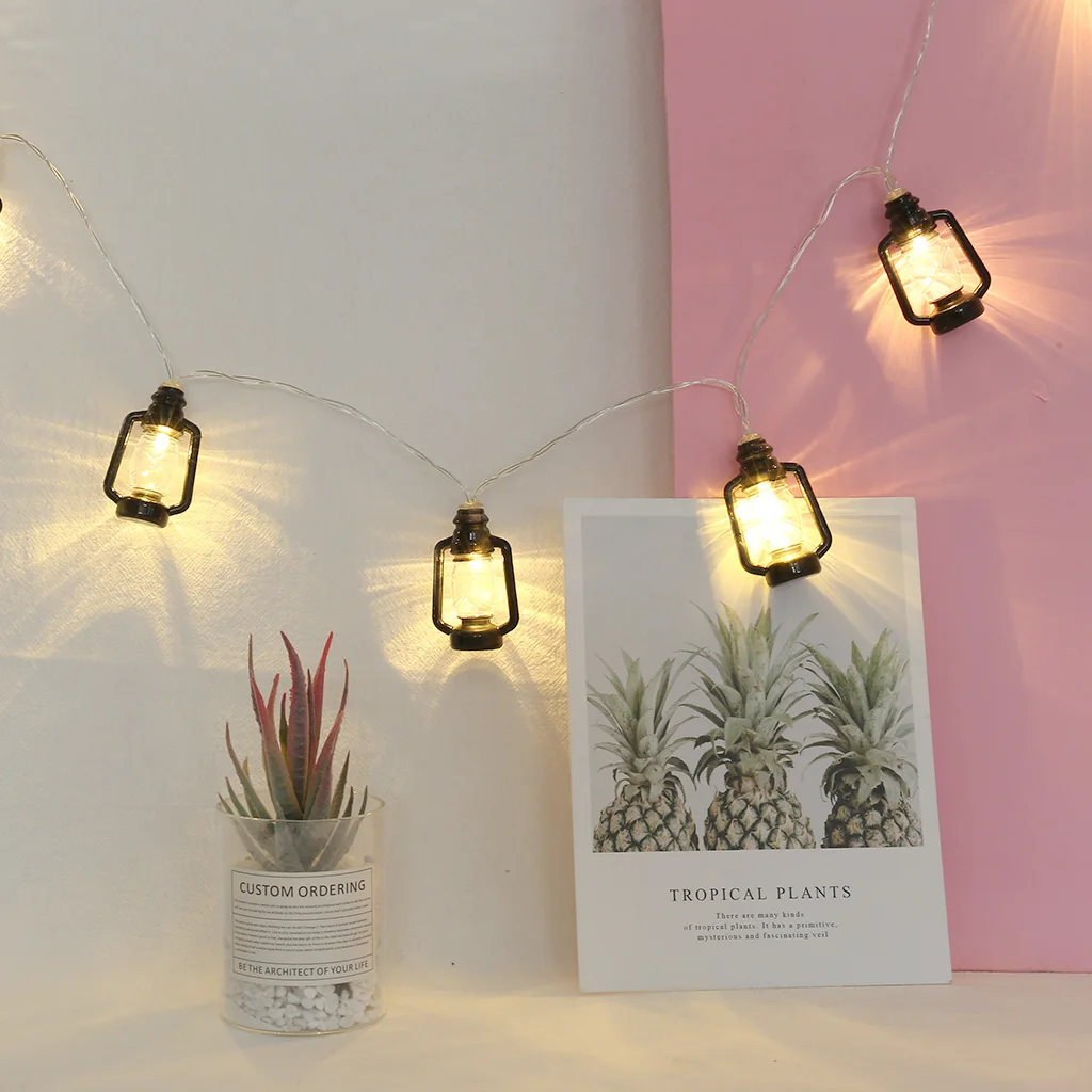 Kerosene Bottle LED Chain Lamp String Light Ramadan Festival Retro Decorative Light String for Bedroom Party Coffee Home Decor
Kerosene Bottle LED Chain Lamp String Light Ramadan Festival Retro Decorative Light String for Bedroom Party Coffee Home Decor