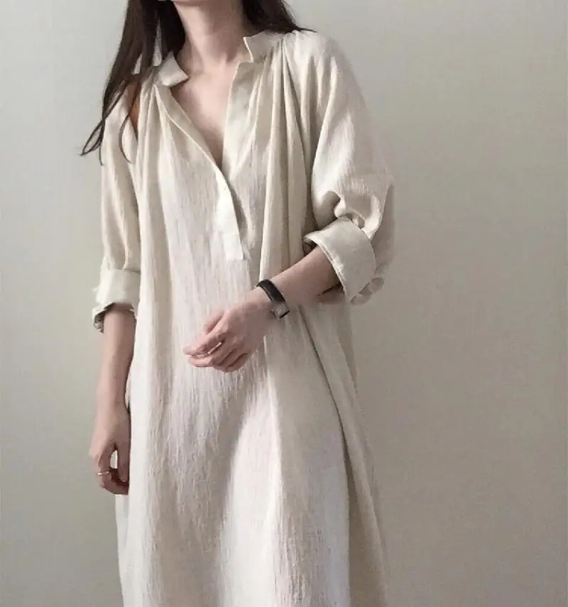 Summer Maxi Dress 2020 Cotton Tunic Shirt Robe Femme Long Dresses Office Lady Work Dresses Casual Solid
Summer Maxi Dress 2020 Cotton Tunic Shirt Robe Femme Long Dresses Office Lady Work Dresses Casual Solid