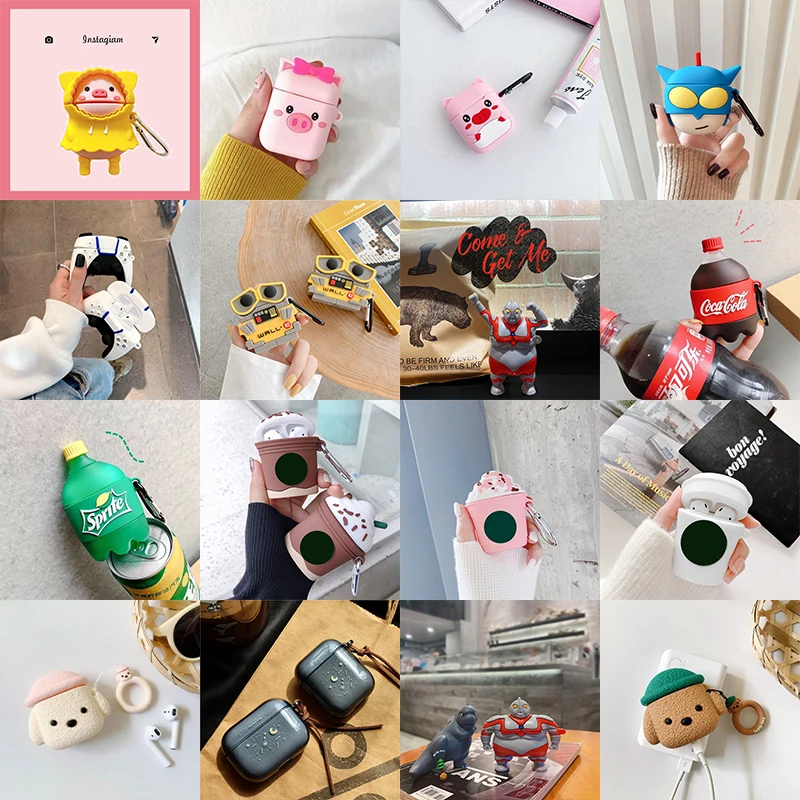3D Cartoon Funny Cute Silicone Soft Case For Air Pods 1 2 Cover Playstation Earphone Bluetooth Wireless Headphones Pod System
3D Cartoon Funny Cute Silicone Soft Case For Air Pods 1 2 Cover Playstation Earphone Bluetooth Wireless Headphones Pod System