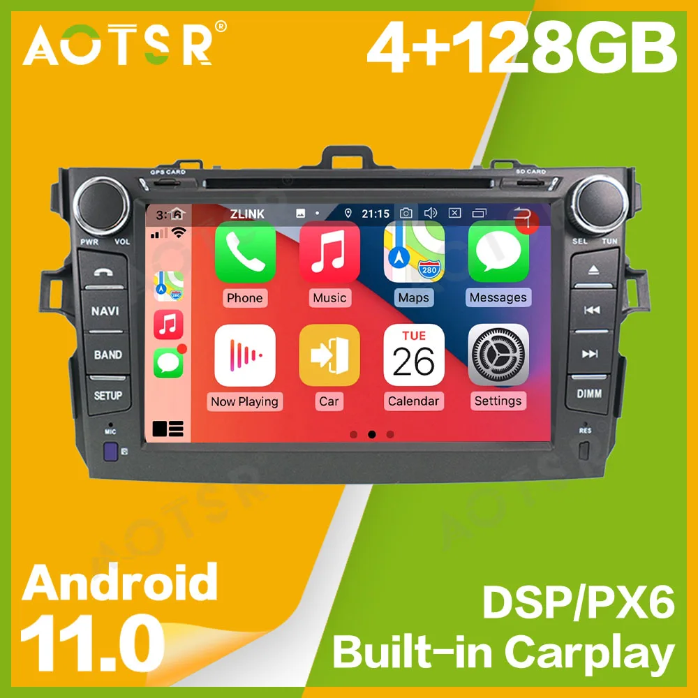 4+128G Android 11 Carplay Radio Player For Toyota Corolla 2007-2013 Multimedia Player Radio Tape Recorder Head Unit
4+128G Android 11 Carplay Radio Player For Toyota Corolla 2007-2013 Multimedia Player Radio Tape Recorder Head Unit