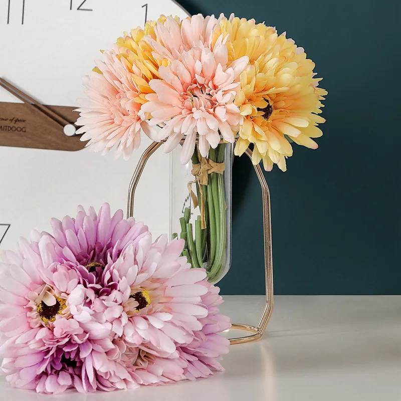 Artificial Flower Bouquet Wedding Decoration Gerbera Home Decor Bride Bouquet Christmas Gifts
Artificial Flower Bouquet Wedding Decoration Gerbera Home Decor Bride Bouquet Christmas Gifts