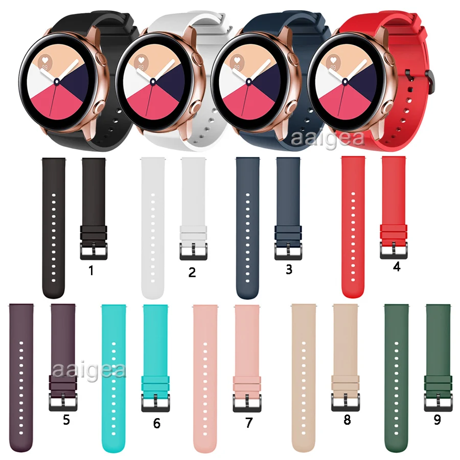 Ремешок силиконовый для Samsung Galaxy Watch Active 2, мягкий спортивный сменный Браслет для смарт-часов Gear Sport /Watch 3 41 мм, 20 мм
Ремешок силиконовый для Samsung Galaxy Watch Active 2, мягкий спортивный сменный Браслет для смарт-часов Gear Sport /Watch 3 41 мм, 20 мм