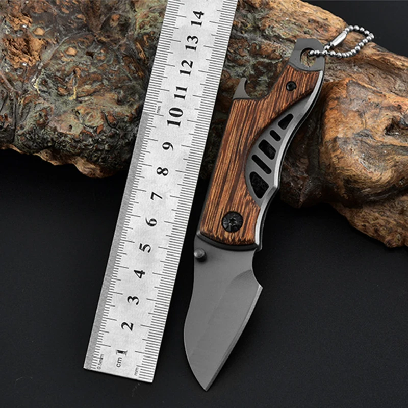 5Cr13 Stainless Steel Blade Chicken Wings Wooden Handle Folding Knife Outdoor Self-defense Knives Camping EDC Rescue Tools
5Cr13 Stainless Steel Blade Chicken Wings Wooden Handle Folding Knife Outdoor Self-defense Knives Camping EDC Rescue Tools