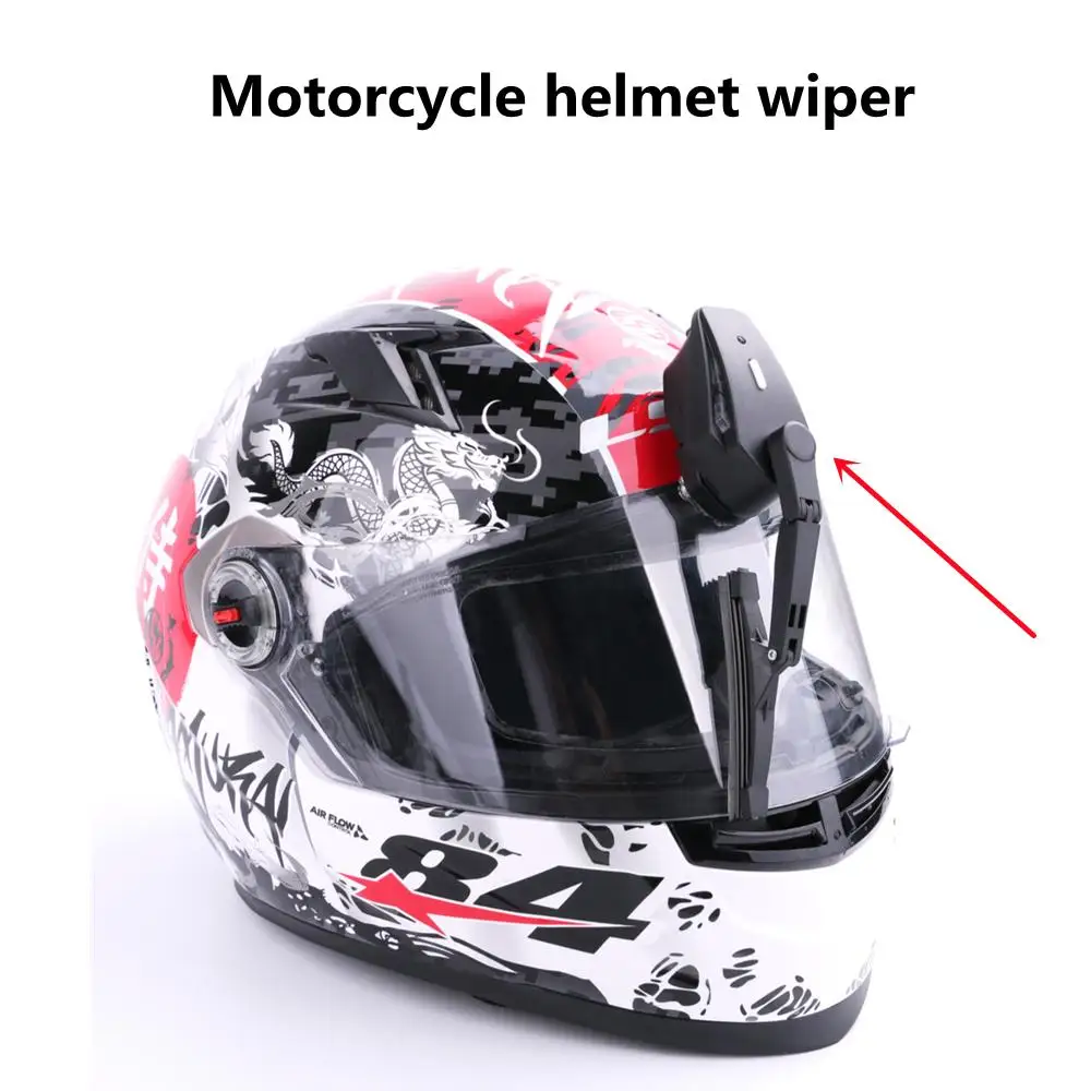 Universal Motorcycle Helmet Wiper Lightweight Durable Electric Windshield Wiper Compatible for Motorcycle Full Cover Helmets
Universal Motorcycle Helmet Wiper Lightweight Durable Electric Windshield Wiper Compatible for Motorcycle Full Cover Helmets