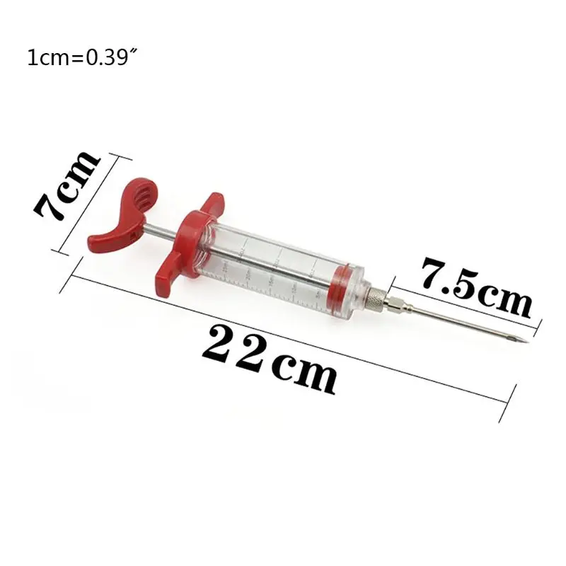 Spice Syringe Marinade Injector Flavor Syringe Cooking Meat Poultry Turkey Tool
Spice Syringe Marinade Injector Flavor Syringe Cooking Meat Poultry Turkey Tool