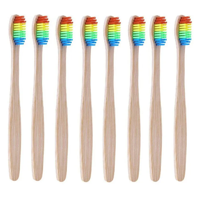 10PCS Colorful Natural Bamboo Toothbrush Set Soft Bristle Charcoal Teeth Whitening Bamboo Toothbrushes Soft Dental Oral Care
10PCS Colorful Natural Bamboo Toothbrush Set Soft Bristle Charcoal Teeth Whitening Bamboo Toothbrushes Soft Dental Oral Care