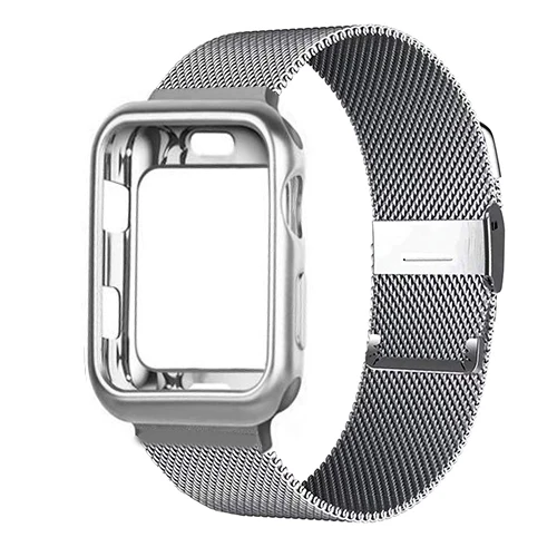 Case+strap for Apple Watch band 44mm 40mm 42mm 38mm Metal belt magnetic Loop bracelet watchband for iWatch series 6 5 4 3 Se 44
Case+strap for Apple Watch band 44mm 40mm 42mm 38mm Metal belt magnetic Loop bracelet watchband for iWatch series 6 5 4 3 Se 44