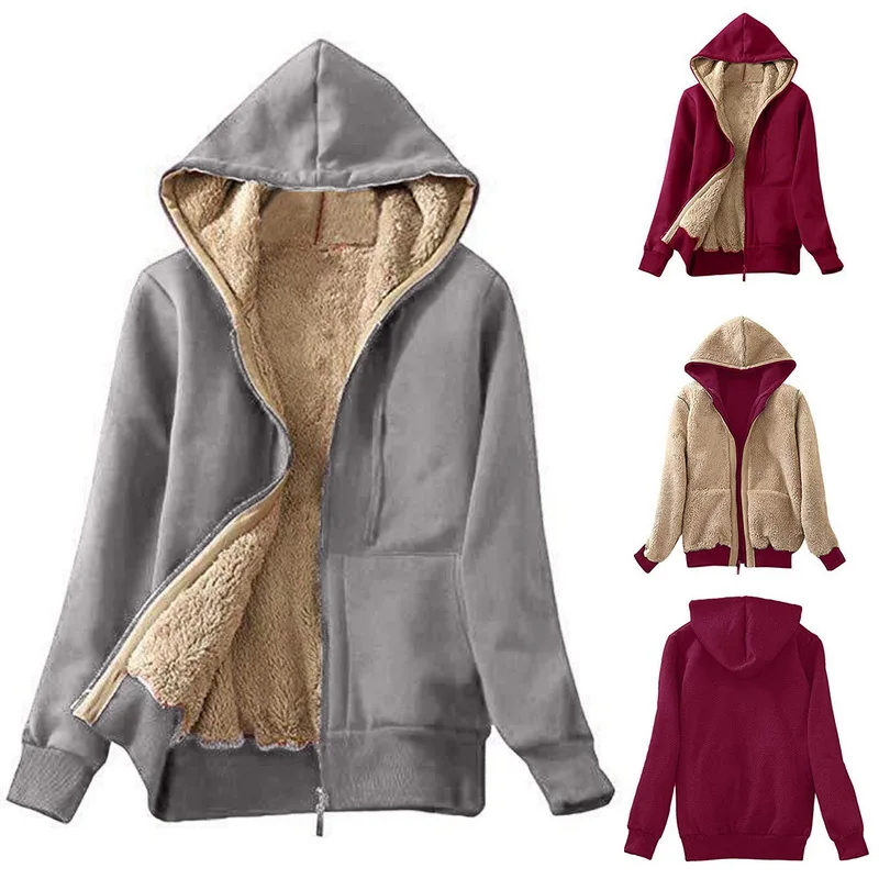2021 Womens Cashmere Winter Warm Coats Thick Warm Hooded Coat Women Jacket Winter Parka Basic Jacket Fashion Coats & Jackets top
2021 Womens Cashmere Winter Warm Coats Thick Warm Hooded Coat Women Jacket Winter Parka Basic Jacket Fashion Coats & Jackets top