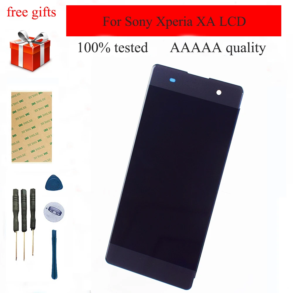 Для Sony Xperia XA F3111 F3113 F3115 сенсорный экран дигитайзер Сенсорная панель + ЖК дисплей