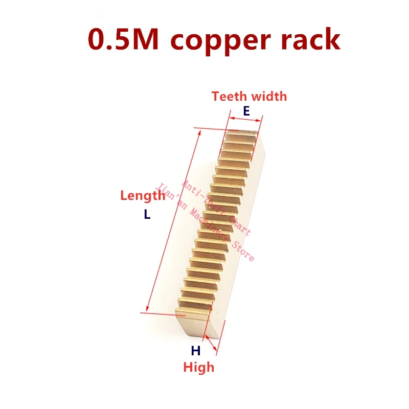 0.5 mod copper teeth width 5mm spur gear rack mini linear guide cnc engraving machine standard part 0.5M copper rack
0.5 mod copper teeth width 5mm spur gear rack mini linear guide cnc engraving machine standard part 0.5M copper rack