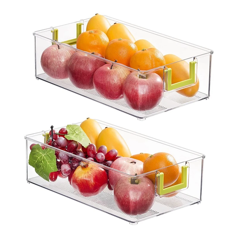 Refrigerator Organizer Bins, 2Pcs Organization And Storage With Handles,Kitchen Organization For Clear Fridge Organizer
Refrigerator Organizer Bins, 2Pcs Organization And Storage With Handles,Kitchen Organization For Clear Fridge Organizer