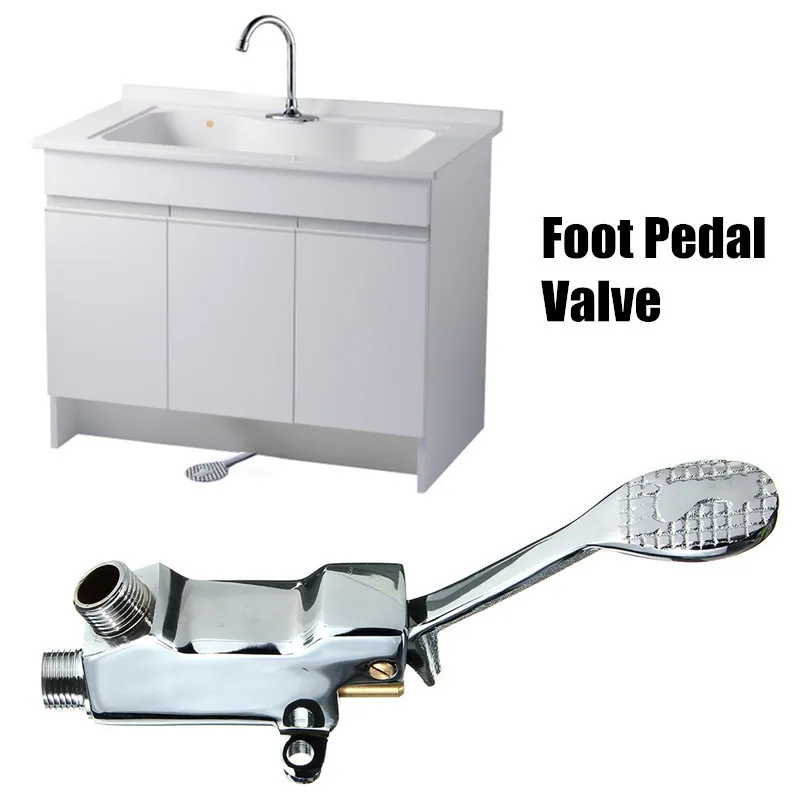 Brass Faucet Basin Floor Mount Pedal Hospital Medical Laboratory Foot Switch Tap Single Cold(Single Value)BaiDaiMoDeng Bathroom
Brass Faucet Basin Floor Mount Pedal Hospital Medical Laboratory Foot Switch Tap Single Cold(Single Value)BaiDaiMoDeng Bathroom
