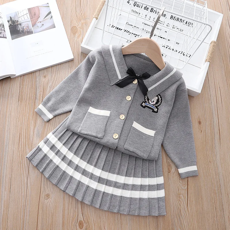 Knitting Girls Winter Clothes Set Long Sleeve Sweater+ Skirt 2 Pcs Children Clothing Suit Baby Outfits for Kids Girls Clothes
Knitting Girls Winter Clothes Set Long Sleeve Sweater+ Skirt 2 Pcs Children Clothing Suit Baby Outfits for Kids Girls Clothes