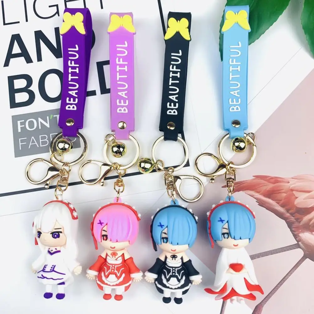 Anime Keychain Re:Life In A Different World From Zero Keychain Key Holder Keyring Pendant Jewelry Cartoon pendant key chains
Anime Keychain Re:Life In A Different World From Zero Keychain Key Holder Keyring Pendant Jewelry Cartoon pendant key chains