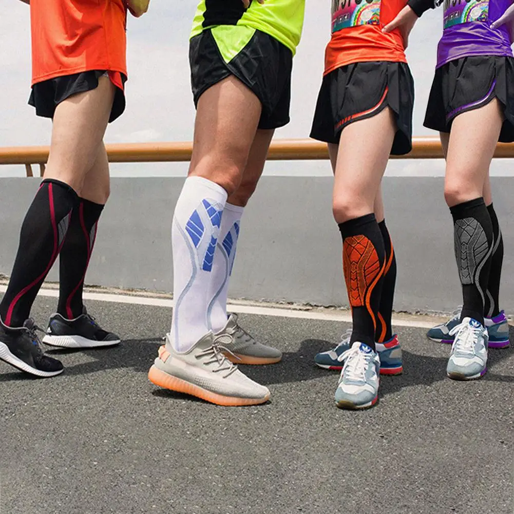 2 Pair Men Women Professional Running Socks Knee High Long Stocking Anti Skid Slip Socks Compression Basketball Socks Adults 
2 Pair Men Women Professional Running Socks Knee High Long Stocking Anti Skid Slip Socks Compression Basketball Socks Adults