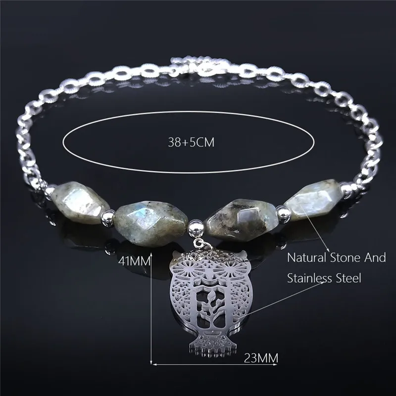 2021 Owl Animal Flash Stone Stainless Steel Choker Necklace for Women Silver Color Pendant Necklace Jewelry bijoux femme N903S04
2021 Owl Animal Flash Stone Stainless Steel Choker Necklace for Women Silver Color Pendant Necklace Jewelry bijoux femme N903S04