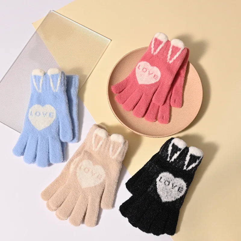 12-18 Years Children Girl Gloves Knitted Winter Boy Full Finger Wool Gloves For Teenagers Cute Warm Soft Knitted Kids Gloves
12-18 Years Children Girl Gloves Knitted Winter Boy Full Finger Wool Gloves For Teenagers Cute Warm Soft Knitted Kids Gloves