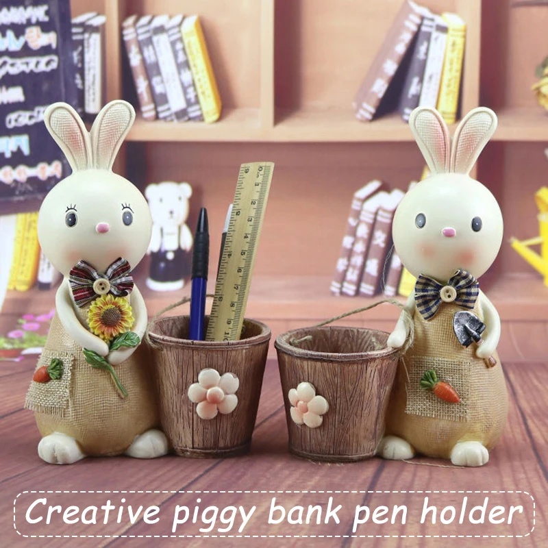 Пасхальный пасторальный кролик, Мультяшные полимерные украшения, мультяшный кролик, креативный подарок, копилка, держатель для ручек ... 
Пасхальный пасторальный кролик, Мультяшные полимерные украшения, мультяшный кролик, креативный подарок, копилка, держатель для ручек ...