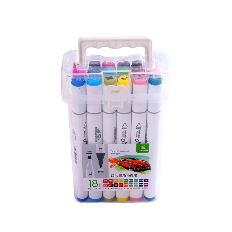 18 Colors Permanent Markers, Assorted Colors, Works on Plastic, Wood, and Glass for Kids Adult Coloring Doodling Marking
18 Colors Permanent Markers, Assorted Colors, Works on Plastic, Wood, and Glass for Kids Adult Coloring Doodling Marking