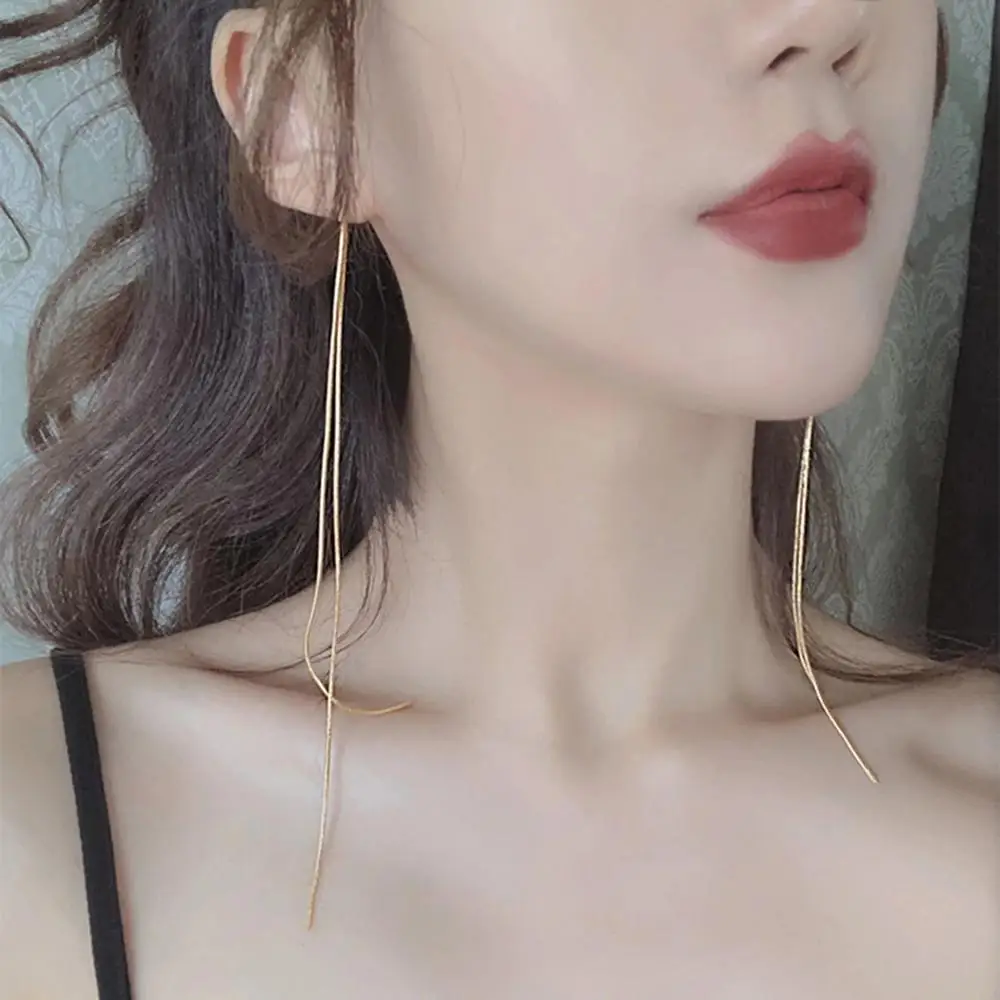 Korean Geometric Triangle Female Long Tassel Bar Drop Earrings Minimalist Personality Ear line Pendant Earrings Jewelry Gifts
Korean Geometric Triangle Female Long Tassel Bar Drop Earrings Minimalist Personality Ear line Pendant Earrings Jewelry Gifts