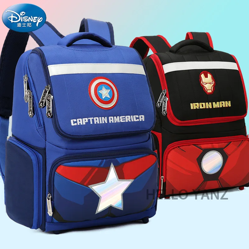 Детский Школьный рюкзак Disney, портфель для начальной школы, супергерой Marvel, Человек-паук, Капитан Америка, детский рюкзак
Детский Школьный рюкзак Disney, портфель для начальной школы, супергерой Marvel, Человек-паук, Капитан Америка, детский рюкзак