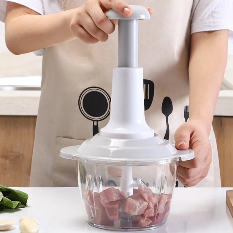 Manual Press Type Food Processor,Meat Grinder,Vegetable Chopper,Fruit Blender Mincer for Baby
Manual Press Type Food Processor,Meat Grinder,Vegetable Chopper,Fruit Blender Mincer for Baby