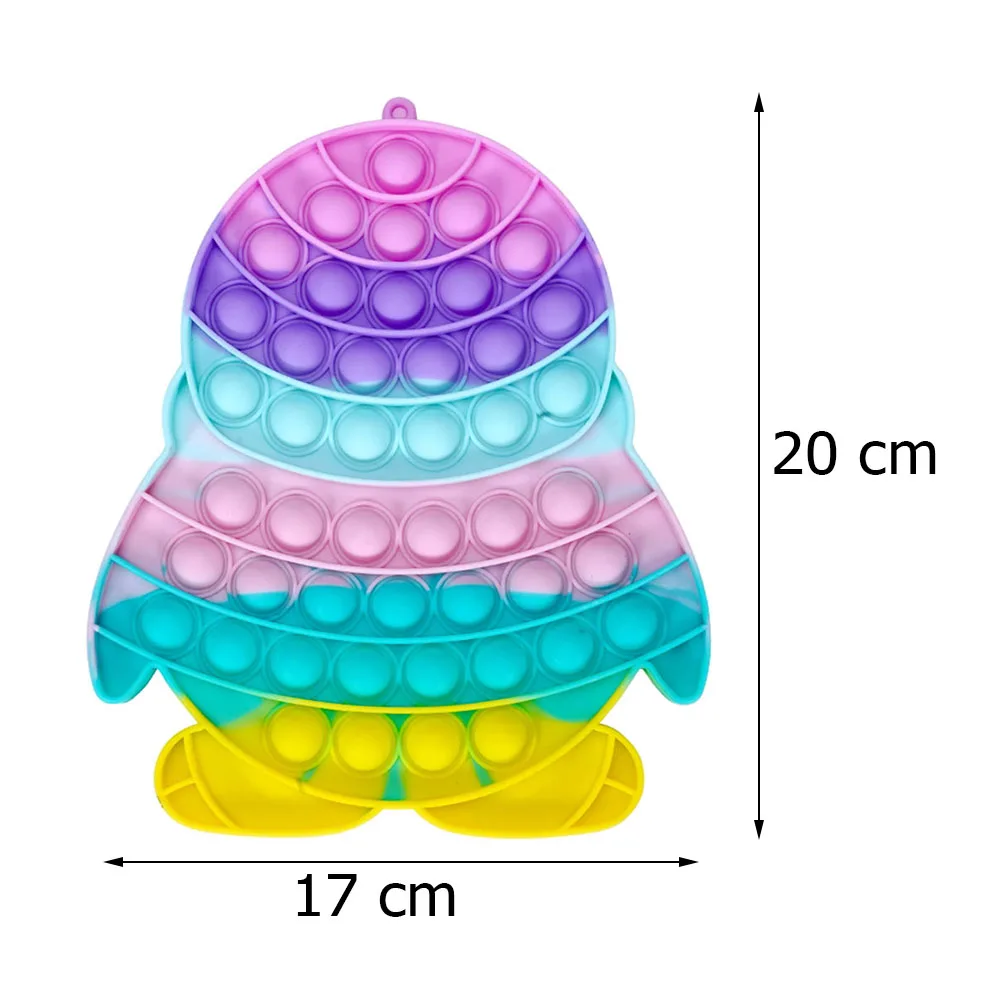 Push Bubble Fidget Toys Adult Stress Relief Sensory Toy Antistress Fidgets Penguin Board Soft Squishy Bubble Anti-Stress GameNew
Push Bubble Fidget Toys Adult Stress Relief Sensory Toy Antistress Fidgets Penguin Board Soft Squishy Bubble Anti-Stress GameNew