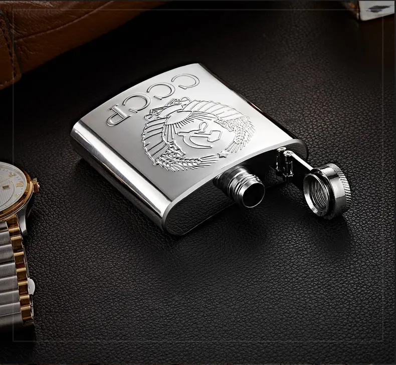 Flat Personalized Hip Flasks Stainless Steel Creative Groomsmen Gifts Hip Flask Whiskey Bottle Cantimplora Drinkware DF50JH
Flat Personalized Hip Flasks Stainless Steel Creative Groomsmen Gifts Hip Flask Whiskey Bottle Cantimplora Drinkware DF50JH