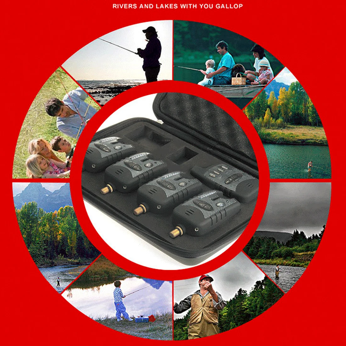 4 Pcs/Set Waterproof Fishing Bite Alarm LED Wireless Fishing Carp Bite Alarm Alert + Receiver Fish Hot Sale Fishing Accessories
4 Pcs/Set Waterproof Fishing Bite Alarm LED Wireless Fishing Carp Bite Alarm Alert + Receiver Fish Hot Sale Fishing Accessories