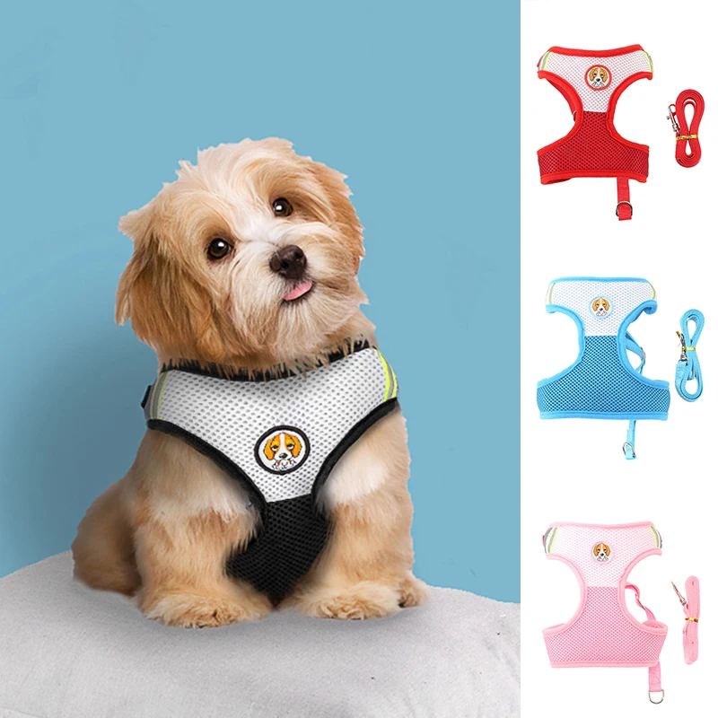 Dog Harness with Leash Adjustable Mesh Pet Harness Vest Walking Lead for Puppy Dogs Cats Harness Collar Pet Supplies
Dog Harness with Leash Adjustable Mesh Pet Harness Vest Walking Lead for Puppy Dogs Cats Harness Collar Pet Supplies